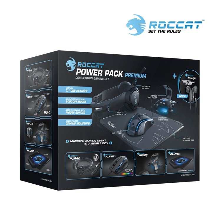 Pack Gaming Roccat Power Pack Premium